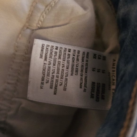 American Eagel next level stretch jeans size 16 - Picture 5 of 6